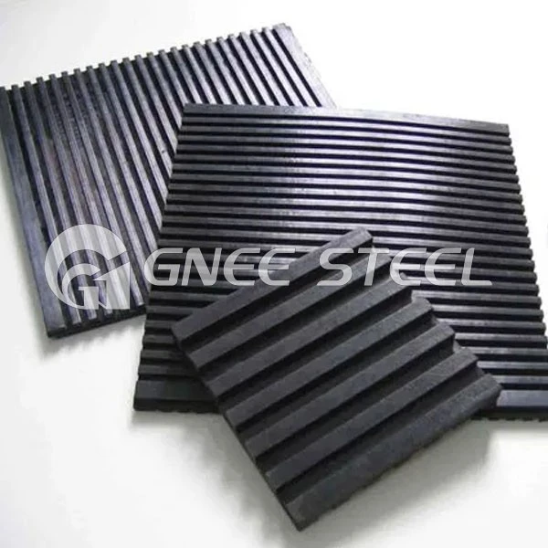 rubber pads for railroad tracks