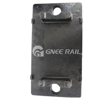4 Holes Asce Steel Rail Base Plate 4 Holes Asce Steel Rail Base Plate